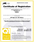 MTQ - API Spec Q1,9th Edition