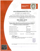MTQ - ISO 45K UKAS [Pandan] SG003813